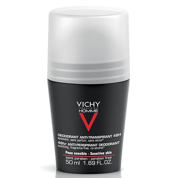 Vichy Homme Men's Deodorant for Sensitive Skin Roll-On 50 ml