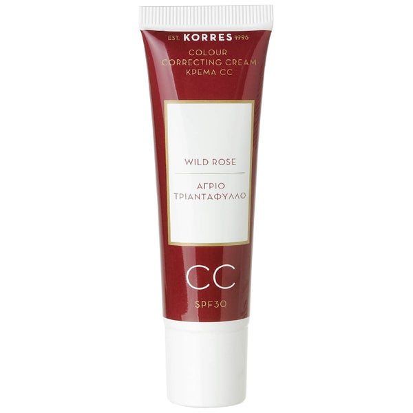 СС-Крем KORRES Wild Rose  -  SPF30. Цвет тона - светлый (30 мл)