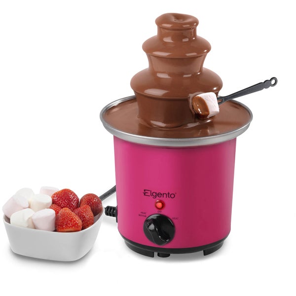 Elgento E26005 Mini Chocolate Fountain - Pink