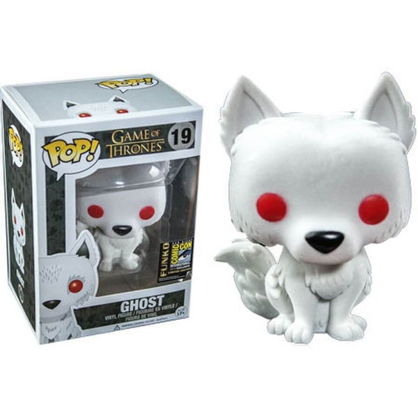 Game of Thrones Flocked Ghost SDCC 2014 Exclusive Pop! Vinyl Figure