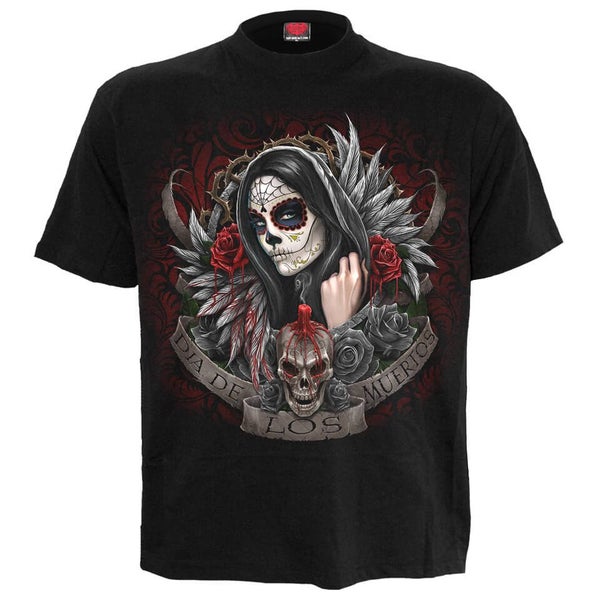 Spiral Men's Muertos Días T-Shirt - Black
