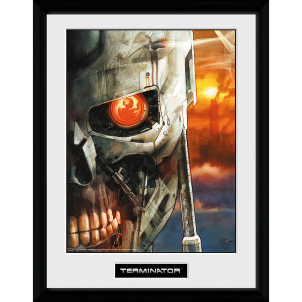 Terminator 2 Comic 2 - 16 Inch x 12 Inch Framed Photographic