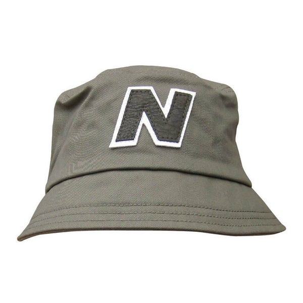 New Balance Men's Glasto Cotton Bucket Hat - Dark Green/White