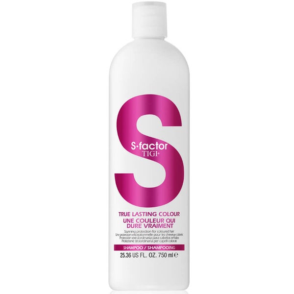 TIGI S-Factor True Lasting Colour Shampoo 750ml (Worth $90)
