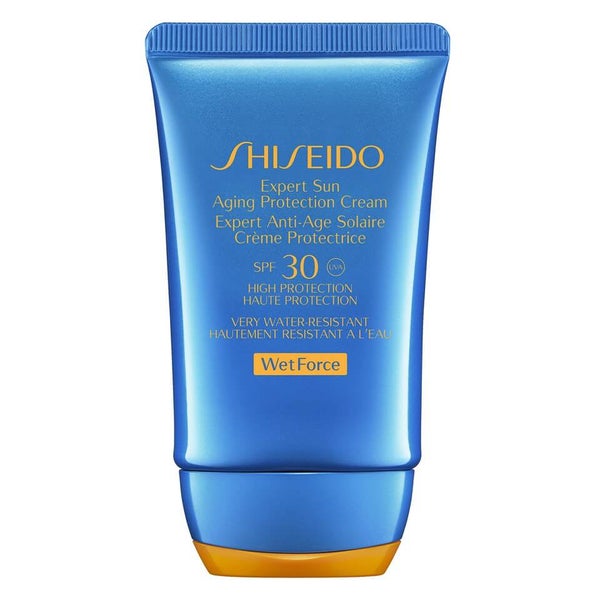 Антивозрастной солнцезащитный крем Shiseido Wet Force Expert Sun Aging Protection Lotion Plus SPF30 (50 мл)