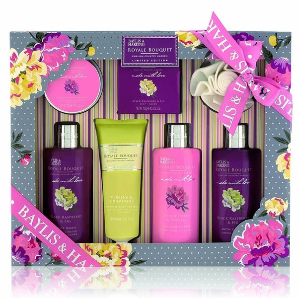 Royale Bouquet Baylis & Harding English Country Garden Grey Tray Set