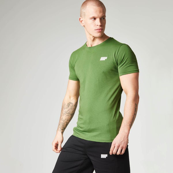 Myprotein Men's Longline Short Sleeve T-Shirt, Green