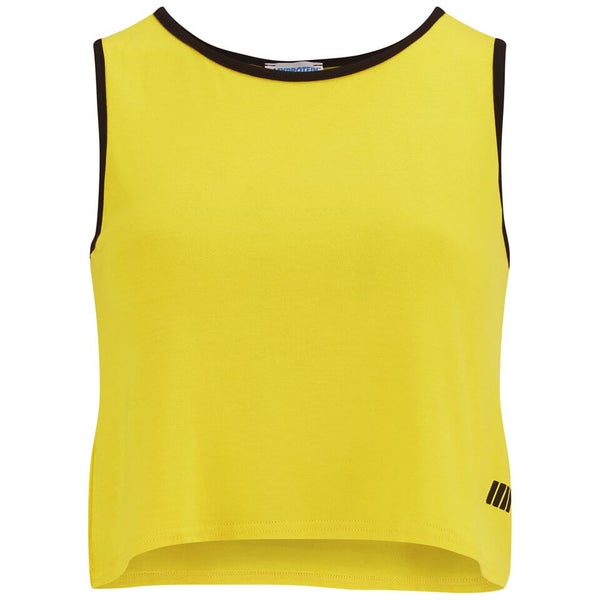MP Women's Cropped Vest, Yellow