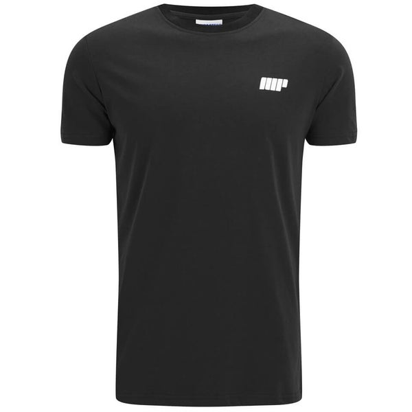 Myprotein Men's Longline Short Sleeve T-Shirt, Black