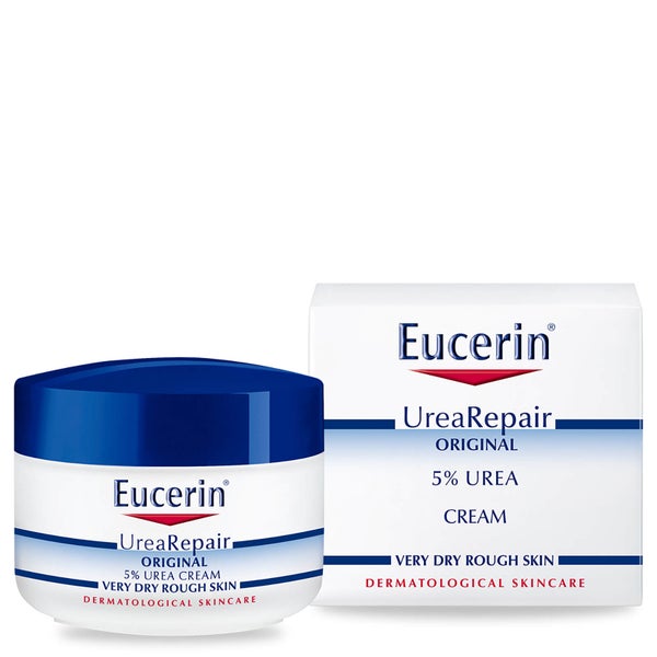 Eucerin® Dry Skin rückfettende Creme aus 5% Urea mit Laktat und Carnitin (75 ml)