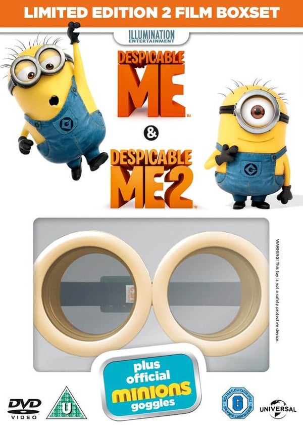 Despicable Me 1 & 2 Minion Limited Edition Goggles