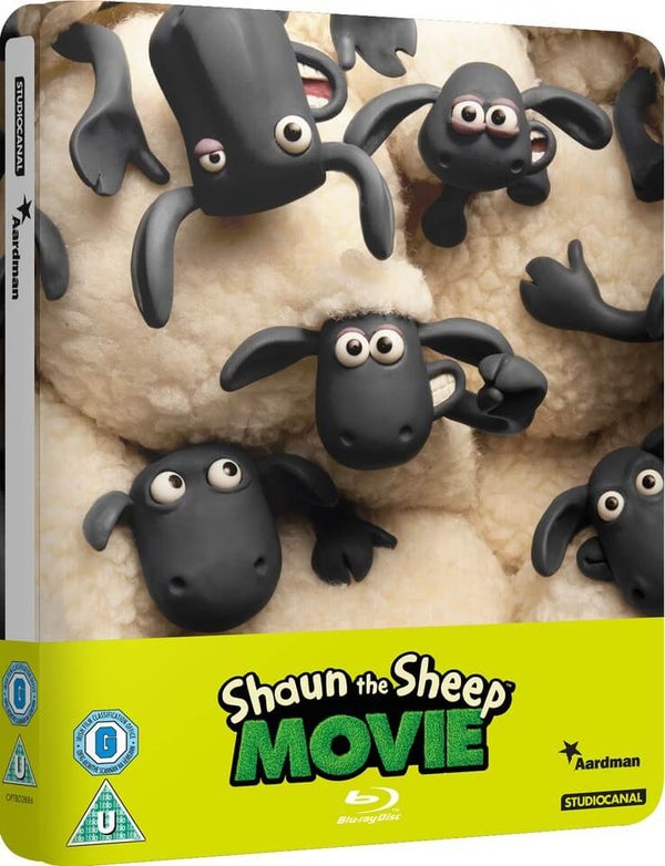 Shaun the Sheep - Zavvi Exclusive Limited Edition Steelbook (slechts 2000 exemplaren)