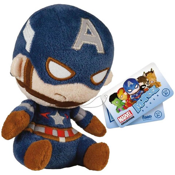 Mopeez Marvel Captain America Plush Figure