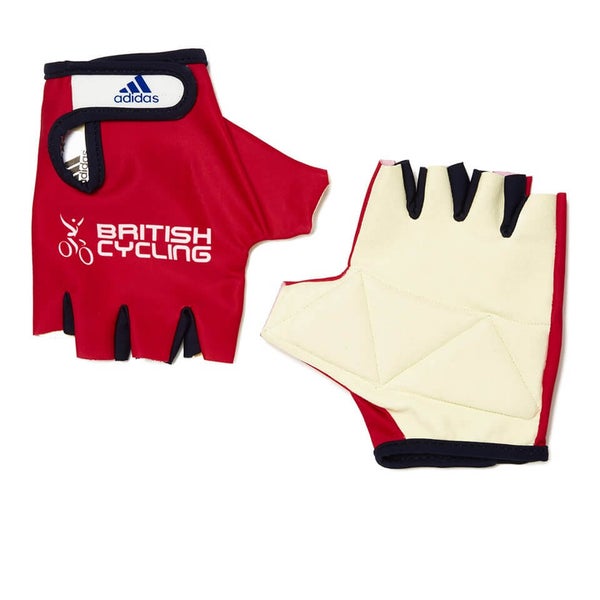 adidas British Cycling Team Race Gloves 2015 - Red