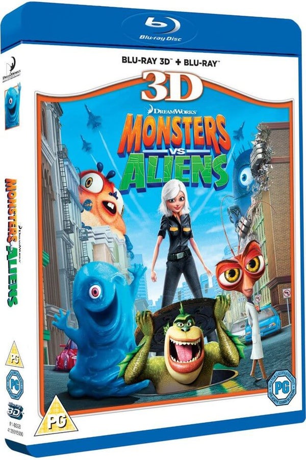 Monsters vs Aliens 3D (Includes 2D version)