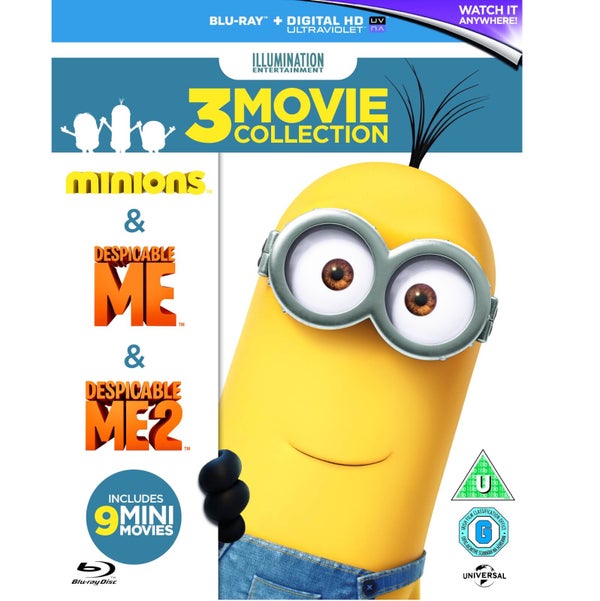 Collection Minions et Moi, Moche et Méchant 1 & 2 -Blu-ray