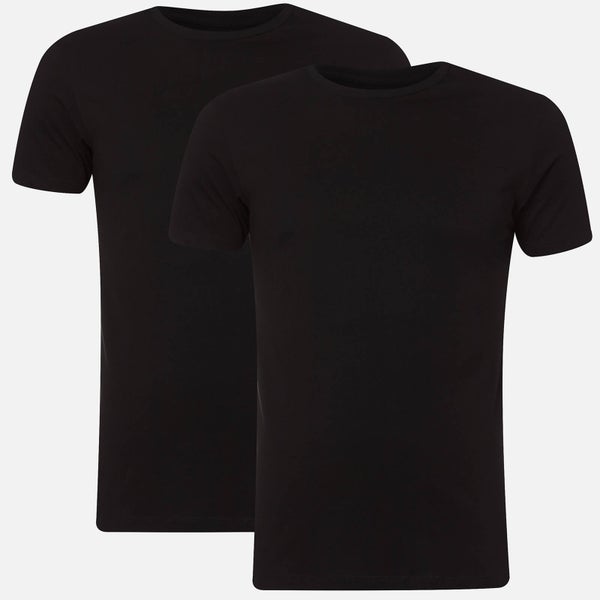 Polo Ralph Lauren Men's 2 Pack Crew T-Shirts - Black - L