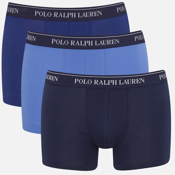Polo Ralph Lauren Men's 3 Pack Trunk Boxer Shorts - Blue Denim