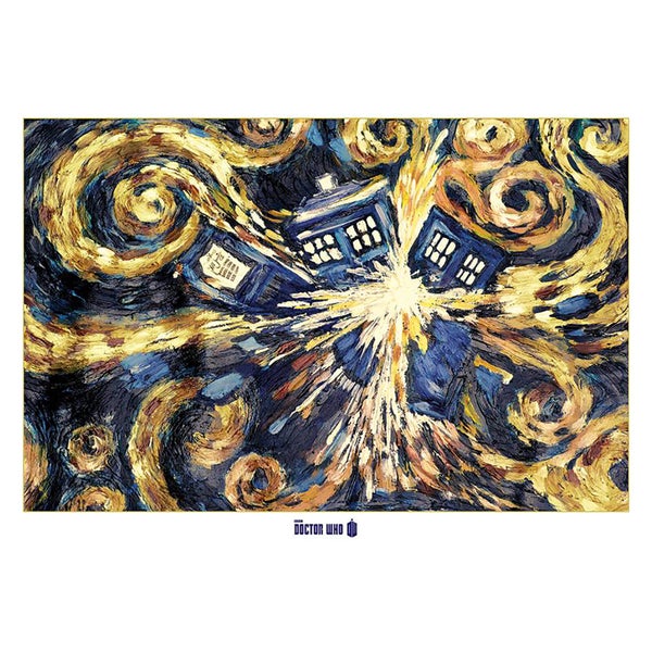 Doctor Who Exploding Tardis - 40 x 55 Inches Giant Poster