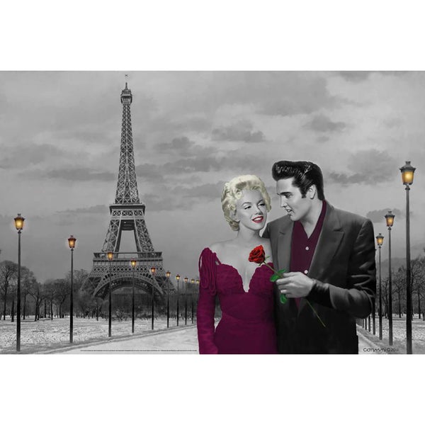 Paris Sunset Chris Consani - 24 x 36 Inches Maxi Poster