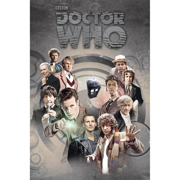 Doctor Who Doctors Through Time - 24 x 36 Inches Maxi Poster