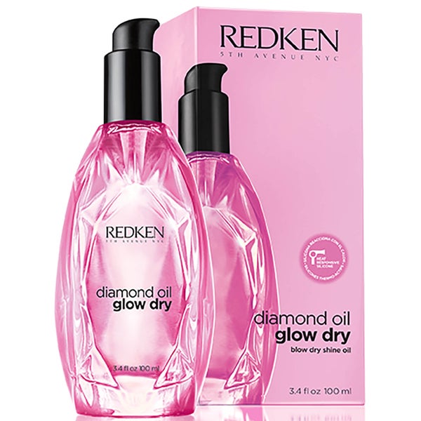 Suchy olejek ułatwiający stylizację włosów Redken Diamond Oil Glow Dry (100 ml)