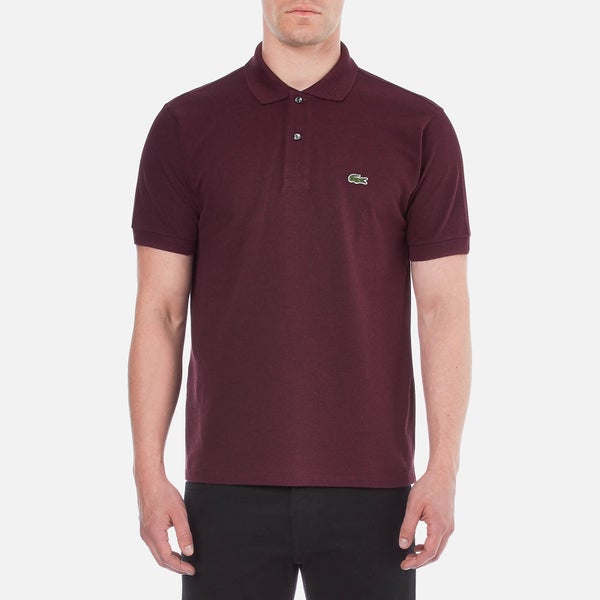Lacoste Men's Short Sleeve Polo Shirt - Bilberry Bush Chine