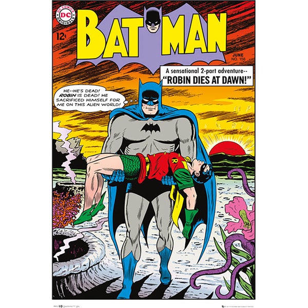 DC Comics Batman Comic Robin Dies at Dawn - 24 x 36 Inches Maxi Poster