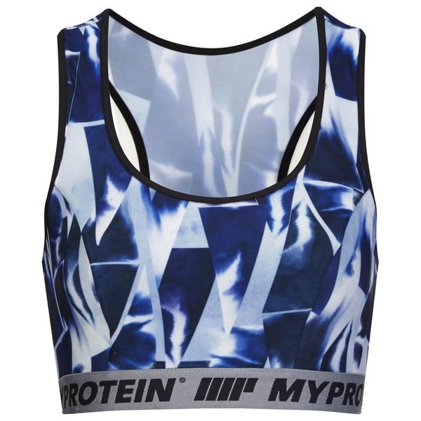 Жіночий спортивний бюстгальтер Myprotein - Геометричний принт