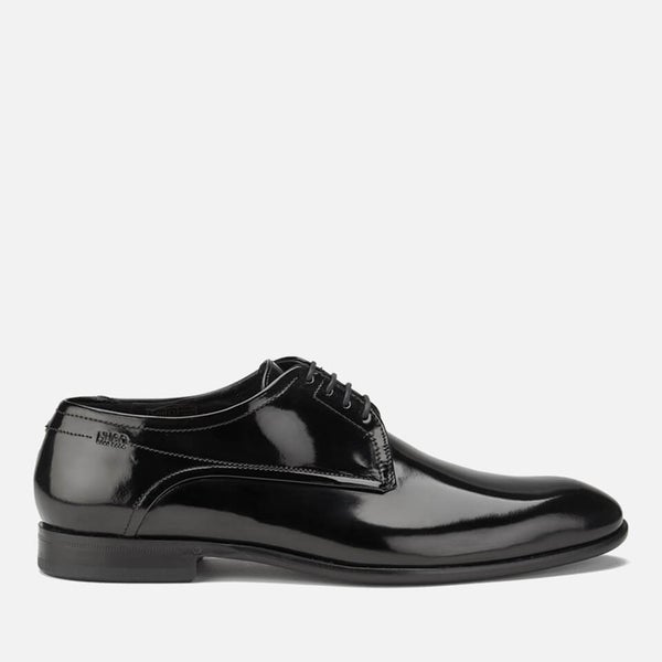 HUGO Men's C-Dresspat Leather Derby Shoes - Black