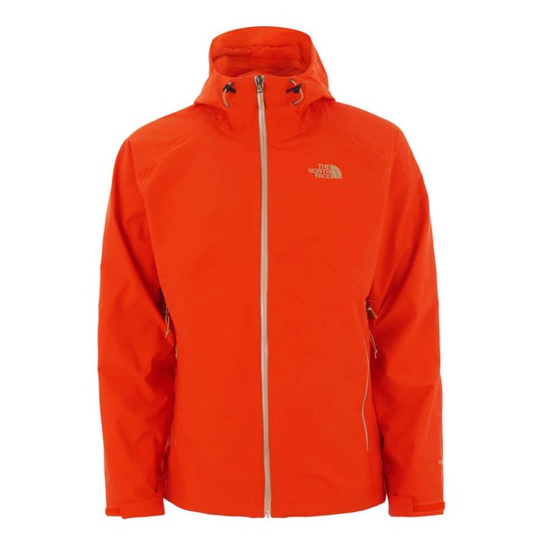 The North Face Men's Stratos Hyvent Hooded Jacket - Acrylic Orange