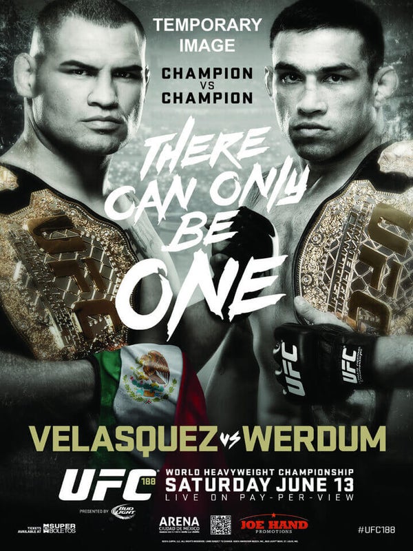UFC 188 - Velasquez vs. Werdum - 2 Disc Extended Edition