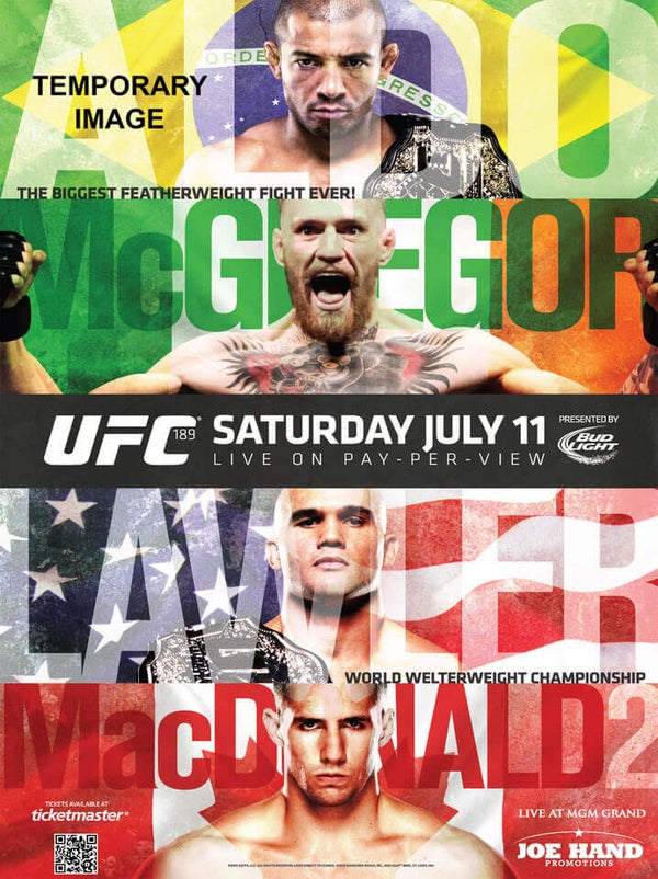 UFC 189 - Mendes vs. McGregor - 2 Disc Extended Edition