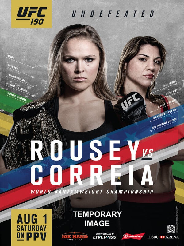 UFC 190 - Rousey vs. Correia - 2 Disc Extended Edition
