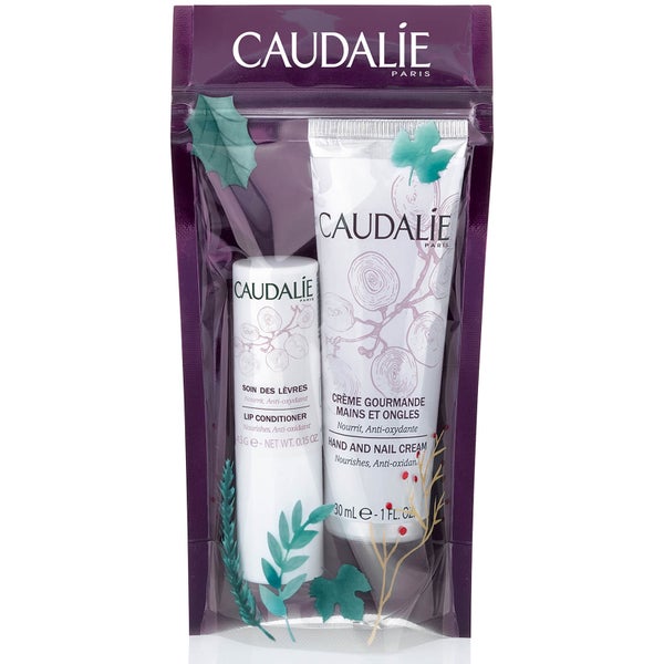Caudalie Lip Conditioner and Hand Cream Duo 30ml (Worth AED50)