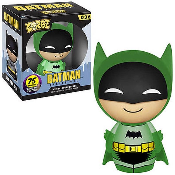 DC Comics Batman 75ème Anniversaire Batman Vert Figurine Dorbz