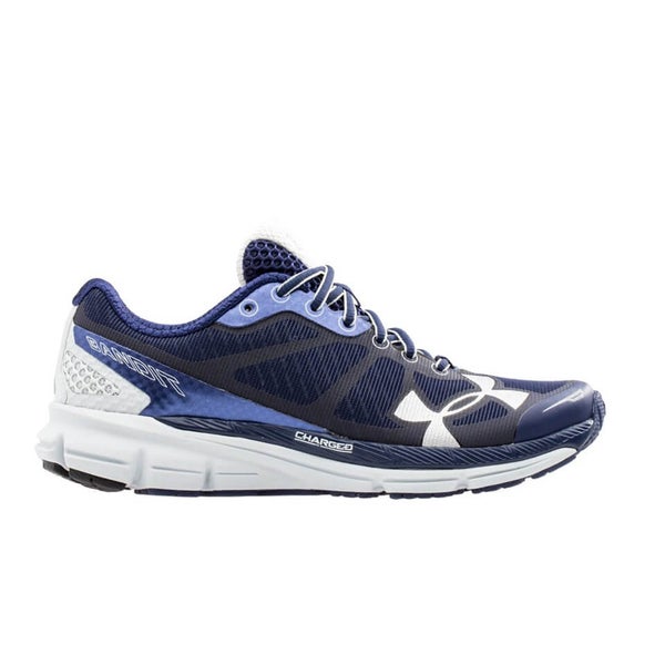 Under Armour Women's Charged Bandit Night Running Shoes - Blue/White