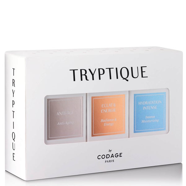 CODAGE Tryptique Essential Serum Set (N.01/N.03/N.05) serum do pielęgnacji twarzy, zestaw 3 op. (3 x 10 ml)