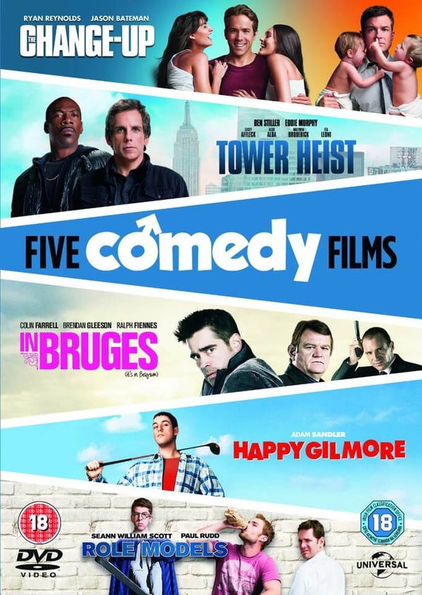 The Change-Up/ Tower Heist/ Happy Gilmore/ In Bruges/ Role Models