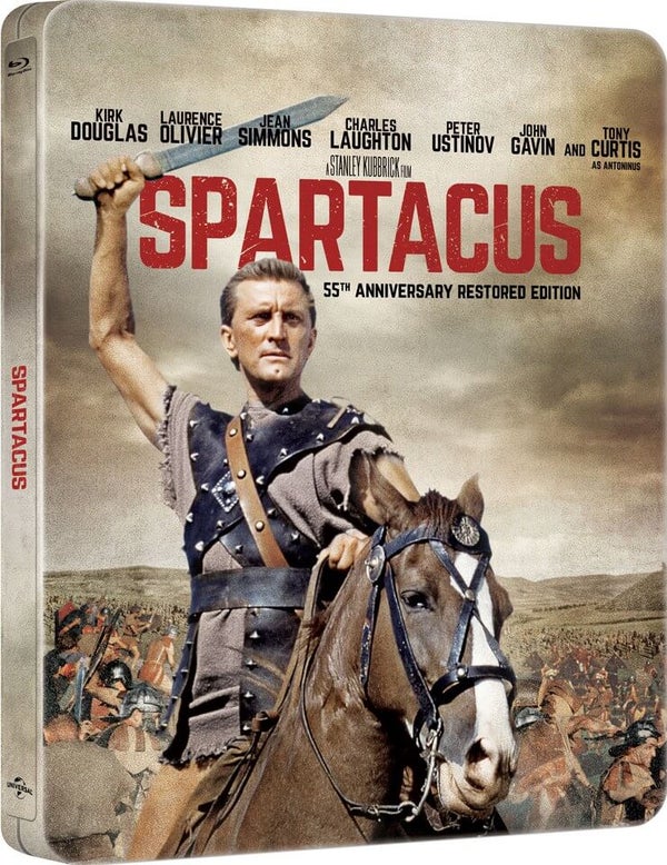 Spartacus 55th Anniversary - Zavvi Exclusive Limited Edition Steelbook (4K Edition, Includes UltraViolet Copy,1000 Copies Only)