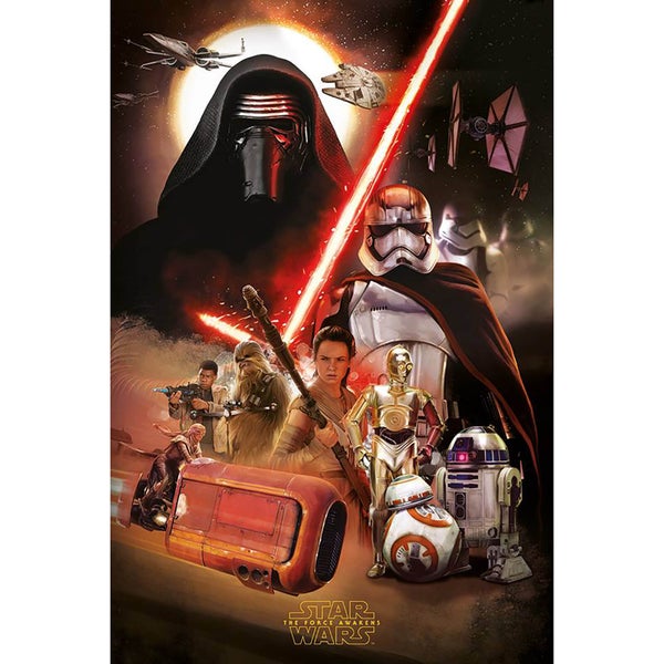Star Wars: The Force Awakens Stormtrooper Running - 24 x 36 Inches Maxi Poster