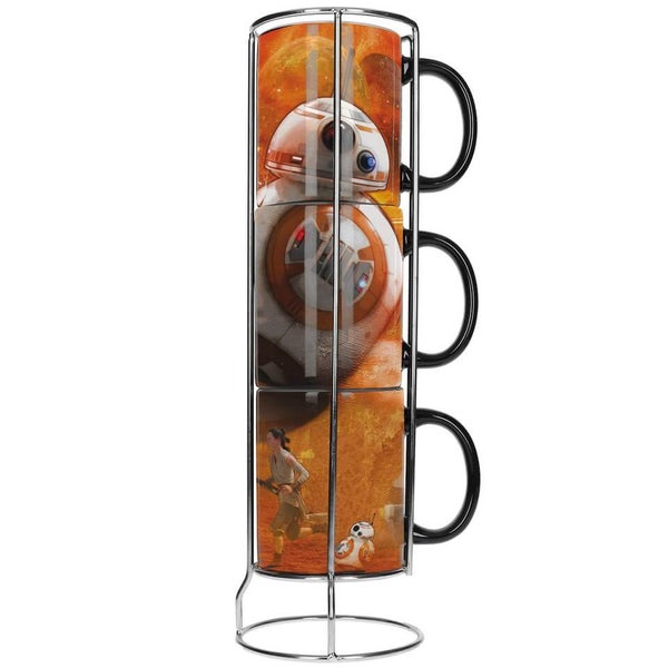 Star Wars: The Force Awakens BB-8 3 Stackable Mug Set