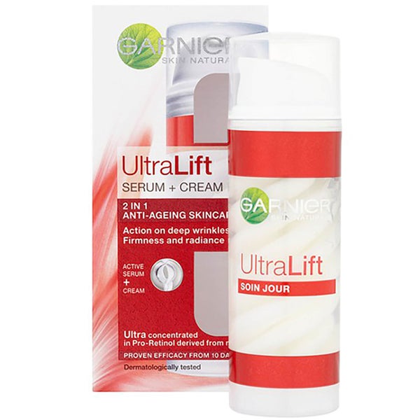 Sérum + Crème UltraLift de Garnier Skin Naturals (50ml)