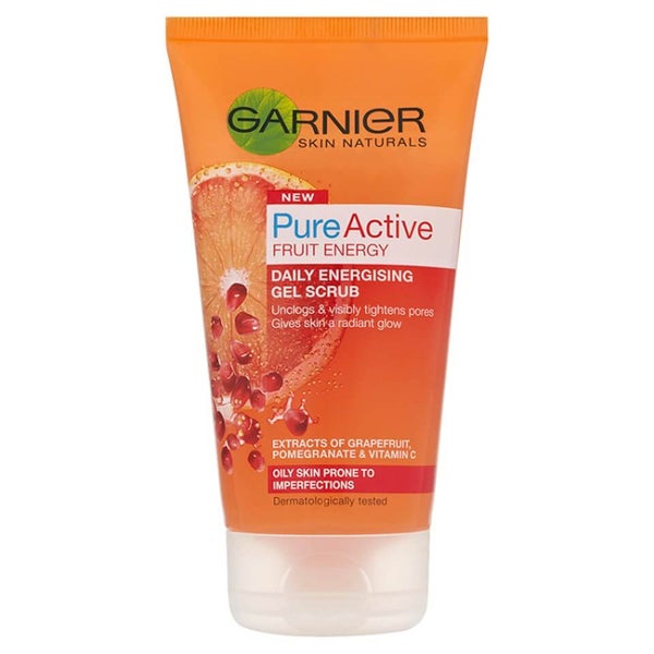 Garnier Skin Naturals Pure Active Energising Gel Scrub żelowy peeling do twarzy (150 ml)