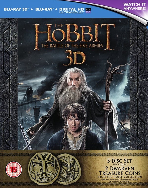 The Hobbit: The Battle of the Five Armies Extended Edition 3D Exclusive Coin Set