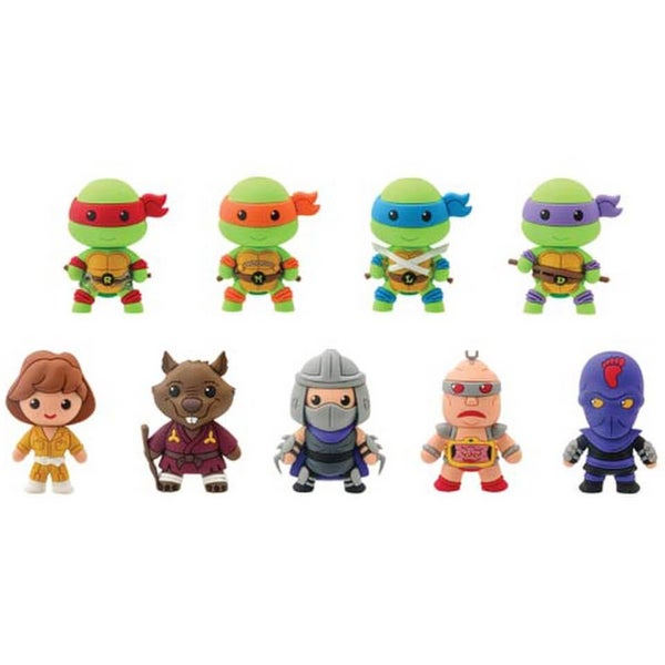 Teenage Mutant Ninja Turtles Series 1 3D Figural Foam Mini-Figure Key Chain