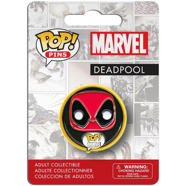 Marvel Comics POP! Pins Ansteck-Button Deadpool