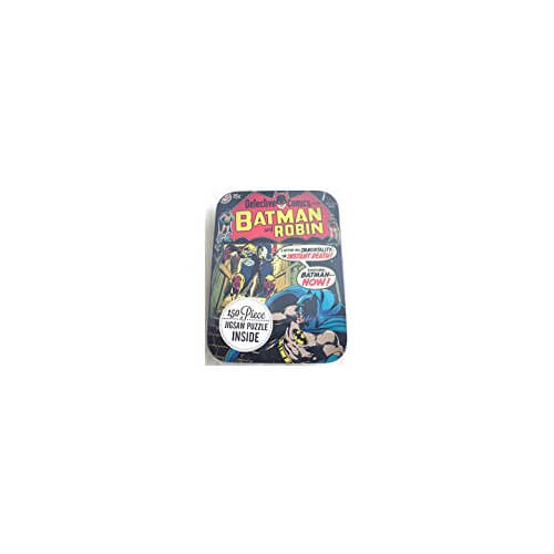 DC Comics Collectible Batman & Robin Tin Case with 150 pc Jigsaw Puzzle
