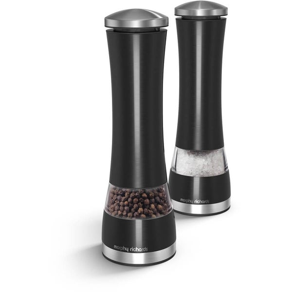 Morphy Richards Electronic Salt and Pepper Mill - Black