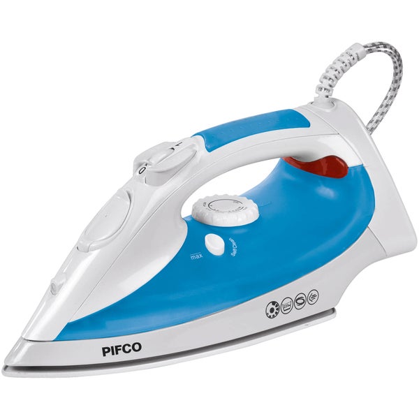 Pifco P22001B Steam Iron with Ceramic Sole Plate - Green